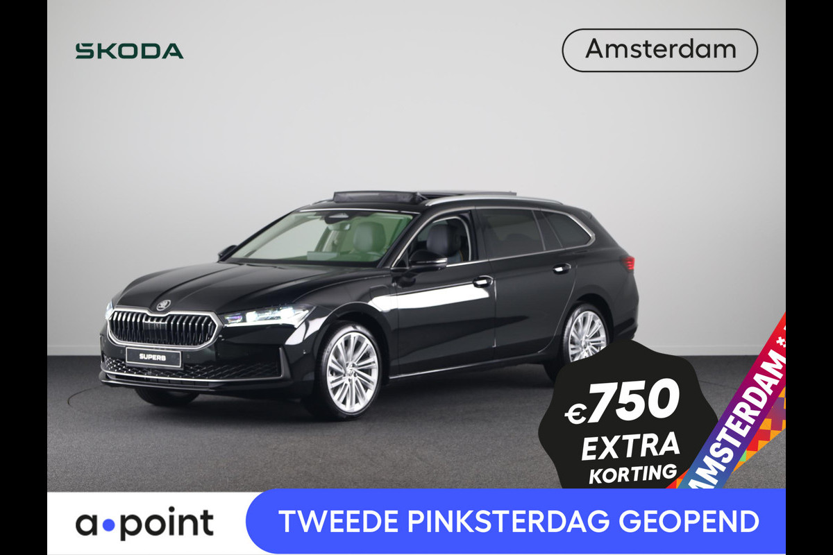 Škoda Superb Combi First Edition 1.5 TSI iV PHEV 204pk Plug in Hybrid | Panoramadak | Trekhaak wegklapbaar | Canton Soundsystem