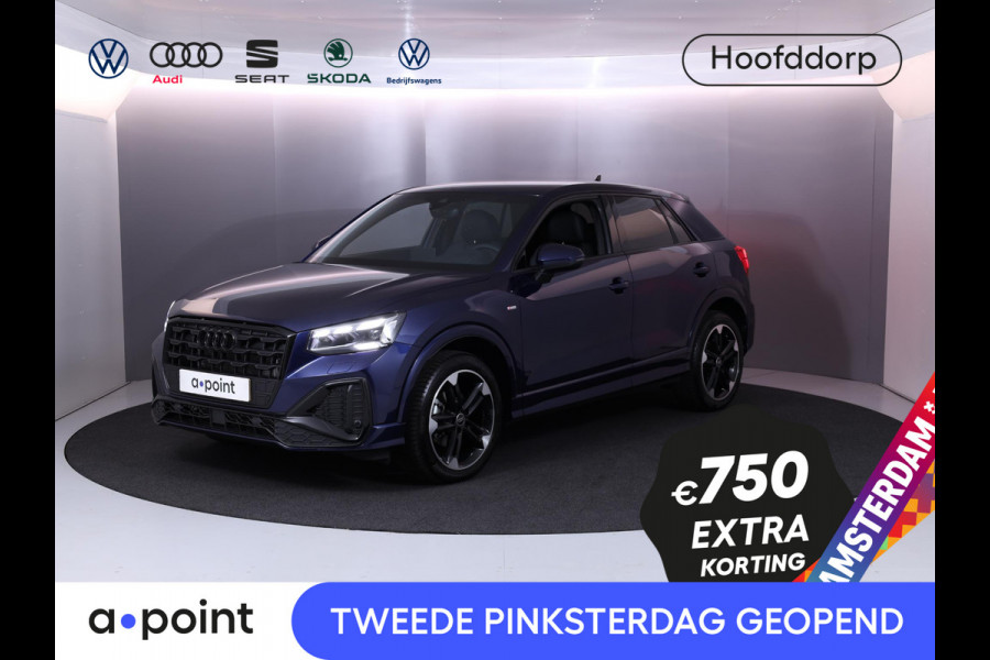 Audi Q2 35 TFSI S Edition 150 pk S-tronic | Private lease vanaf € 599,- pm |Verlengde garantie | Navigatie | Parkeersensoren achter | Adaptieve cruise control | Matrix LED koplampen | S-Line |