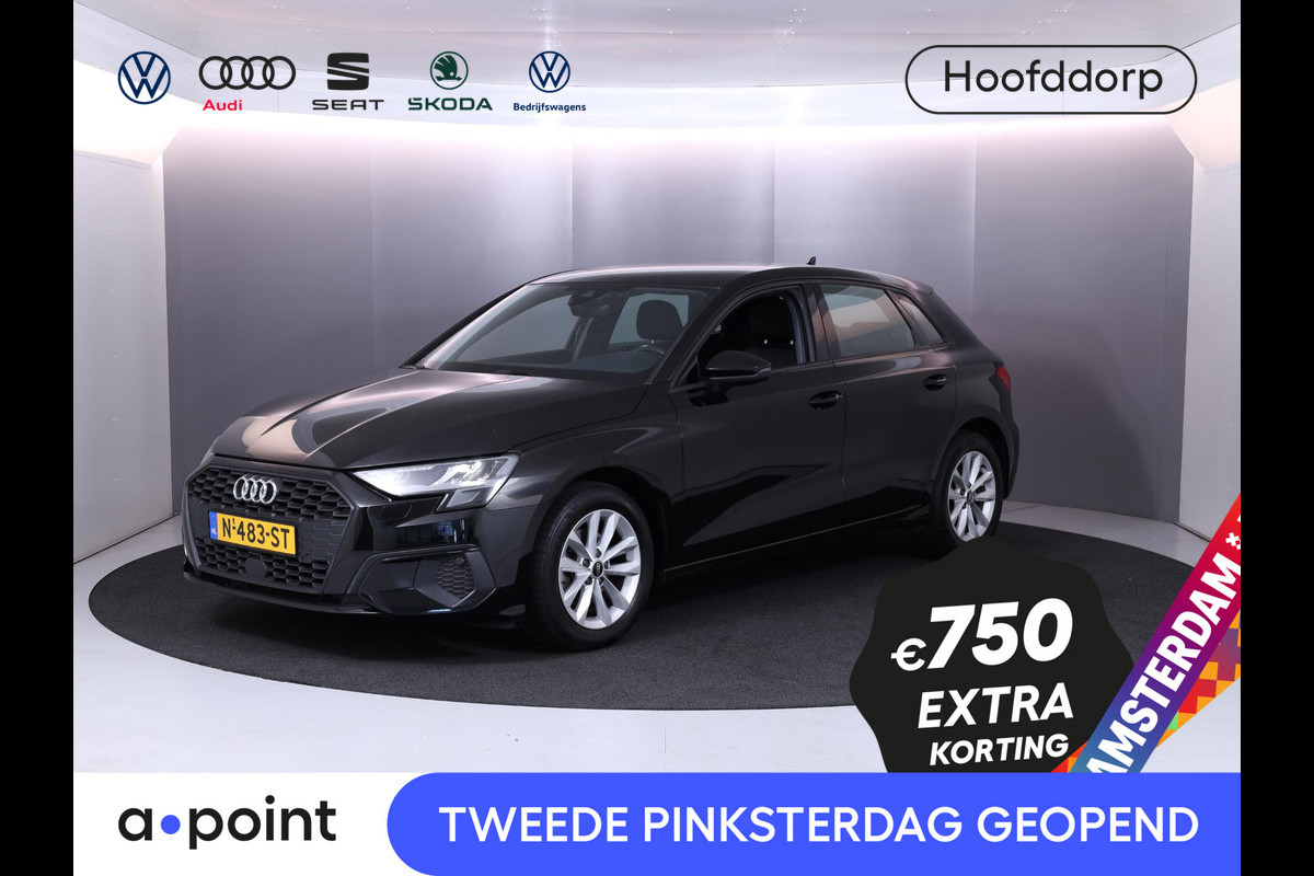 Audi A3 Sportback 30 TFSI Pro Line 110 pk S-tronic | Navigatie via App | Parkeersensoren achter | Cruise control | Apple Carplay/Android Auto | LED koplampen | Audi A3 Sportback 30 TFSI Pro Line 110 pk S-tronic | Navigatie via App | Parkeersensoren achter | Cruise control | Apple Carplay/Android Auto | LED koplampen |