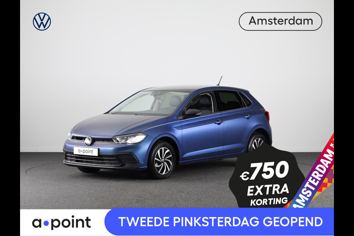 Volkswagen Polo 1.0 TSI Life 95 pk | Verlengde garantie | Navigatie via App | Parkeersensoren | Adaptieve cruise control | LED koplampen | Leer interieur Volkswagen Polo 1.0 TSI Life 95 pk | Verlengde garantie | Navigatie via App | Parkeersensoren | Adaptieve cruise control | LED koplampen | Leer interieur
