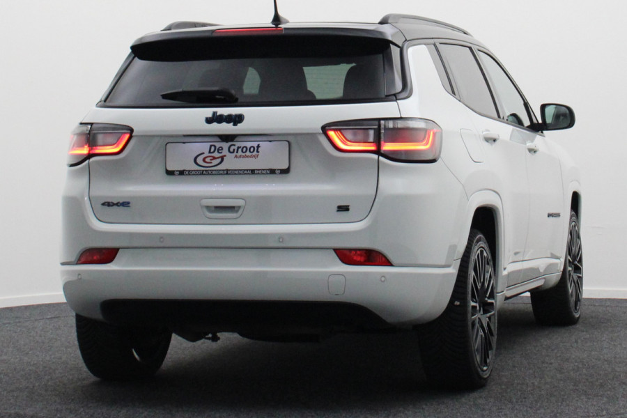 Jeep Compass 4xe 240 Plug-in Hybrid Electric S Leer, Virtual Cockpit, Camera, ACC, Apple Carplay, Rijstrooksensor, 19''