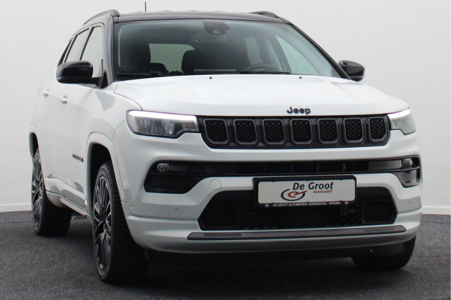 Jeep Compass 4xe 240 Plug-in Hybrid Electric S Leer, Virtual Cockpit, Camera, ACC, Apple Carplay, Rijstrooksensor, 19''