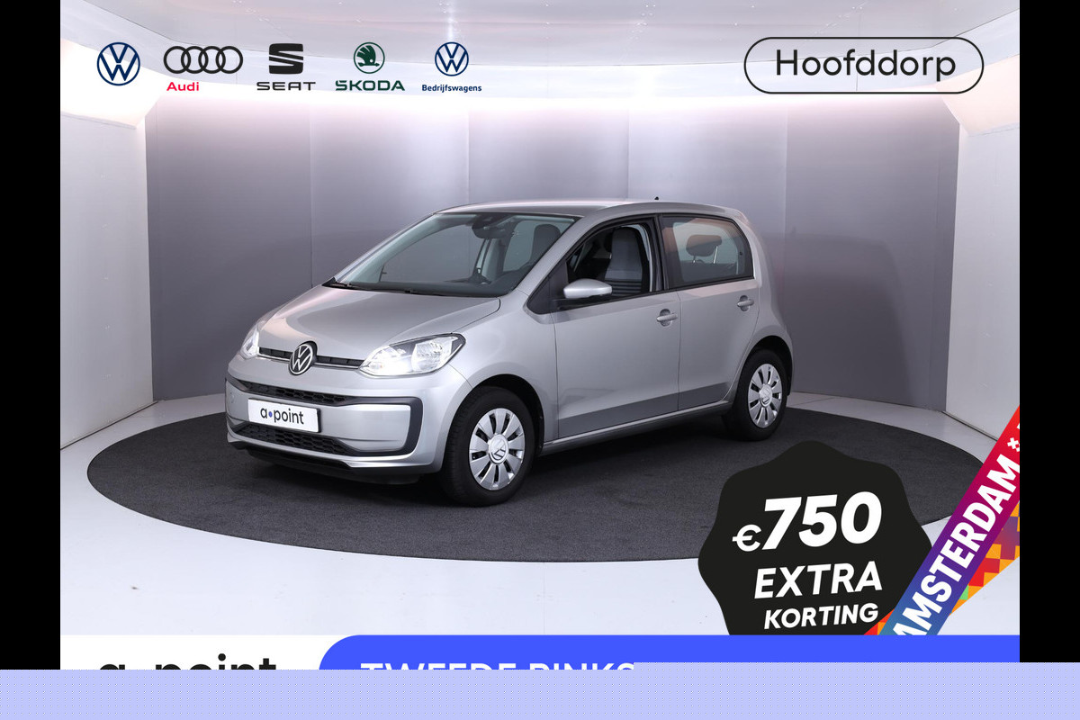Volkswagen up! 1.0 Clima| Camera| | Parkeersensoren achter| Cruise control| |Verlengde garantie| Navigatie via App Volkswagen up! 1.0 Clima| Camera| | Parkeersensoren achter| Cruise control| |Verlengde garantie| Navigatie via App
