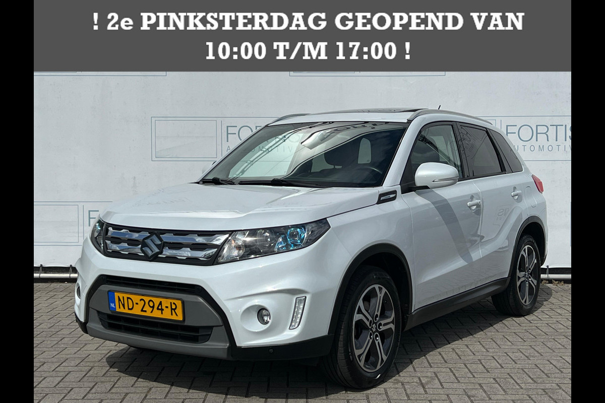Suzuki Vitara 1.6 High Executive 1/2 LEDER | STOELVERWARMING | PANO | CRUISE ACC | ! 2DE PINKSTERDAG GEOPEND VAN 10:00 UUR T/M 17:00 UUR Suzuki Vitara 1.6 High Executive 1/2 LEDER | STOELVERWARMING | PANO | CRUISE ACC | ! 2DE PINKSTERDAG GEOPEND VAN 10:00 UUR T/M 17:00 UUR