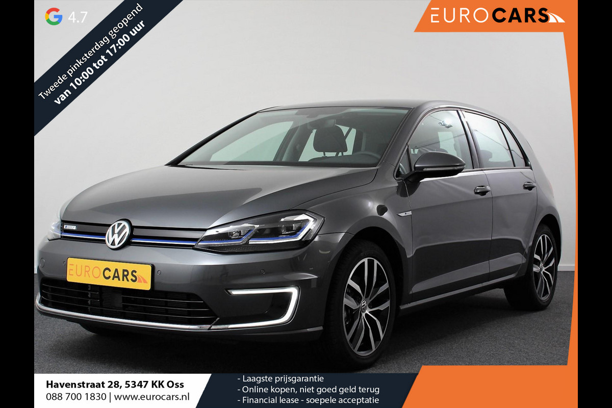 Volkswagen e-Golf e-Golf | Navigatie | Digitale Cockpit | Bluetooth | Cruise Control | Lichtmetalen Velgen | Camera | Parkeer Sensoren Volkswagen e-Golf e-Golf | Navigatie | Digitale Cockpit | Bluetooth | Cruise Control | Lichtmetalen Velgen | Camera | Parkeer Sensoren