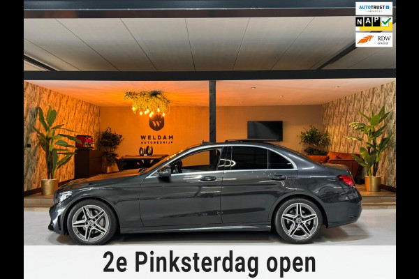 Mercedes-Benz C-Klasse 200 Business Solution AMG Garantie NAP Pano Camera PDC Cruise Digitale Cockpit Sfeer Clima Navi Rijklaar