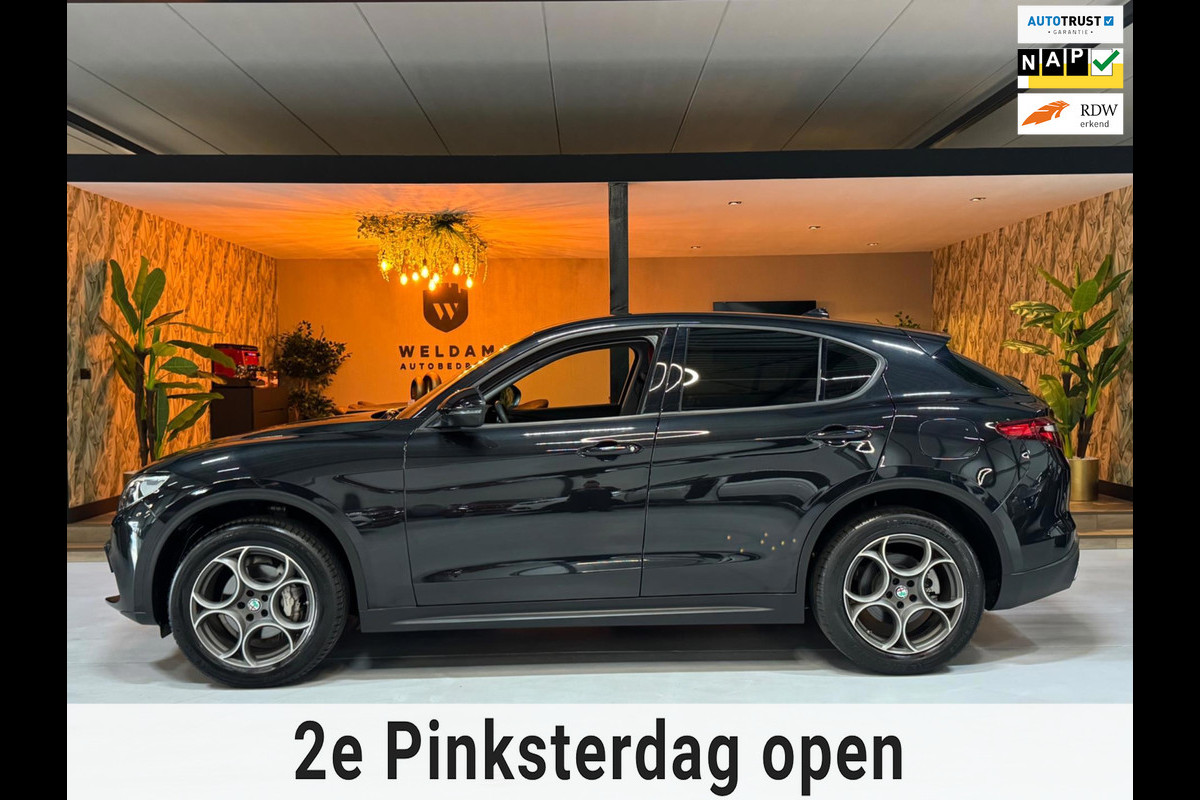 Alfa Romeo Stelvio 2.0 T AWD Super Q4 Garantie Camera PDC Leder Elek Achterklep DAB LED Cruise Clima Navi Rijklaar