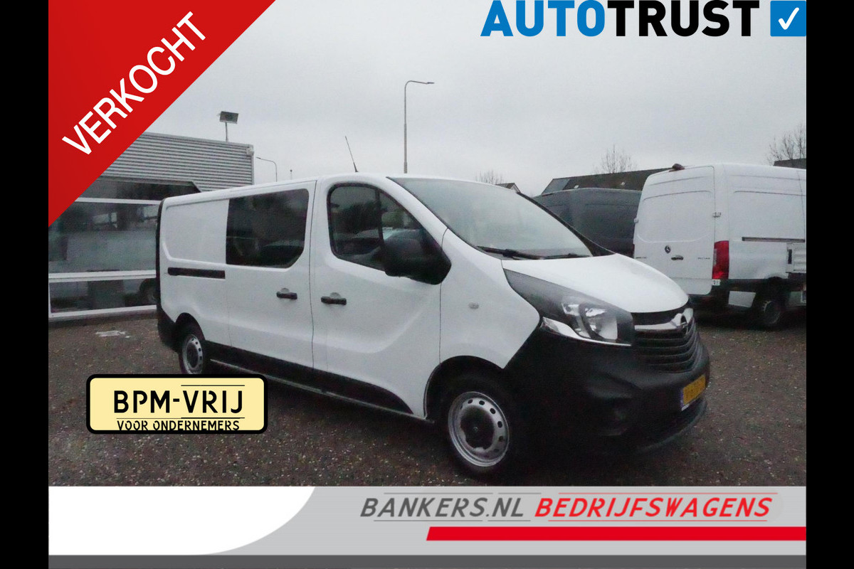 Opel Vivaro 1.6 CDTi L2H1 Dubbel Cabine AC 69000km! Opel Vivaro 1.6 CDTi L2H1 Dubbel Cabine AC 69000km!