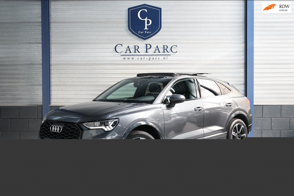 Audi Q3 Sportback 35 TFSI S Edition 3x S-line LED/VIRTUAL/SFEER/PANO/ALCANTARA+S.VERWARMING/19"LMV/CAM/LINE/ACC/12 MND GARANTIE!