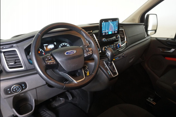 Ford Transit Custom 300 2.0 TDCI 130 pk Automaat Dubbele Cabine LIMITED! L2 | Navigatie | Airco | Bluetooth | 5-Zits | Trekhaak | DAB+