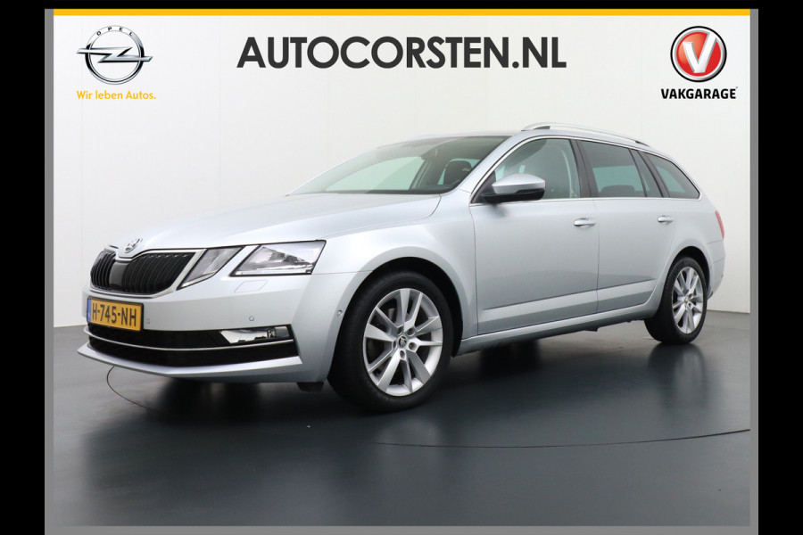 Škoda Octavia Combi 1.5T-150PK AUT-7 Navi Apple Carplay Android 17" Ecc Stoelverwarming Voorruitverwarming DAB PDC Business Edition Plus Keyless Regen-Lichtsensor Bluetooth Led Wifi Greentech 1500kg trekgewicht EURO6