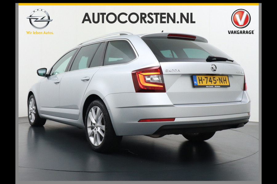 Škoda Octavia Combi 1.5T-150PK AUT-7 Navi Apple Carplay Android 17" Ecc Stoelverwarming Voorruitverwarming DAB PDC Business Edition Plus Keyless Regen-Lichtsensor Bluetooth Led Wifi Greentech 1500kg trekgewicht EURO6