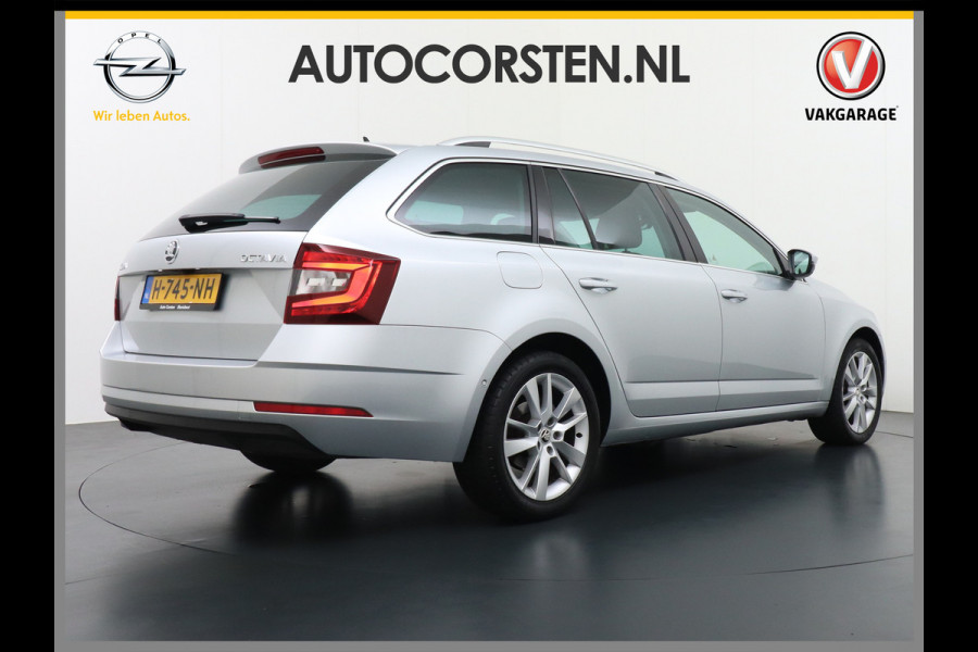 Škoda Octavia Combi 1.5T-150PK AUT-7 Navi Apple Carplay Android 17" Ecc Stoelverwarming Voorruitverwarming DAB PDC Business Edition Plus Keyless Regen-Lichtsensor Bluetooth Led Wifi Greentech 1500kg trekgewicht EURO6