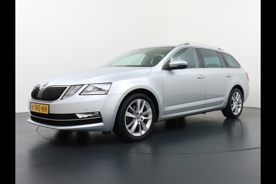 Škoda Octavia Combi 1.5T-150PK AUT-7 Navi Apple Carplay Android 17" Ecc Stoelverwarming Voorruitverwarming DAB PDC Business Edition Plus Keyless Regen-Lichtsensor Bluetooth Led Wifi Greentech 1500kg trekgewicht EURO6