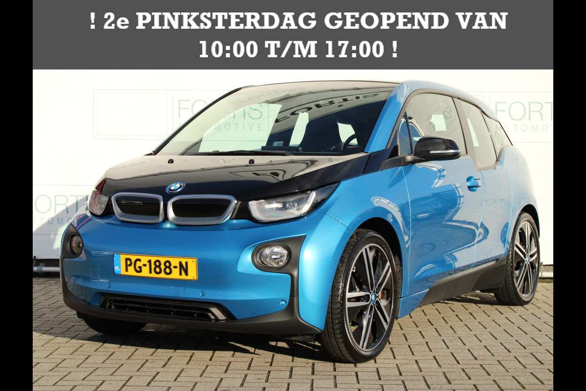 BMW i3 Basis 94Ah 33 kWh PANODAK | LEDER | NL AUTO ! 2DE PINKSTERDAG GEOPEND VAN 10:00 UUR T/M 17:00 UUR BMW i3 Basis 94Ah 33 kWh PANODAK | LEDER | NL AUTO ! 2DE PINKSTERDAG GEOPEND VAN 10:00 UUR T/M 17:00 UUR