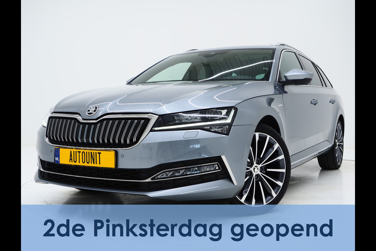 Škoda Superb Combi 1.4 TSI iV Laurin & Klement | Panoramadak | 360 | Premium Audio | Adaptive Cruise | Keyless | Virtual Škoda Superb Combi 1.4 TSI iV Laurin & Klement | Panoramadak | 360 | Premium Audio | Adaptive Cruise | Keyless | Virtual