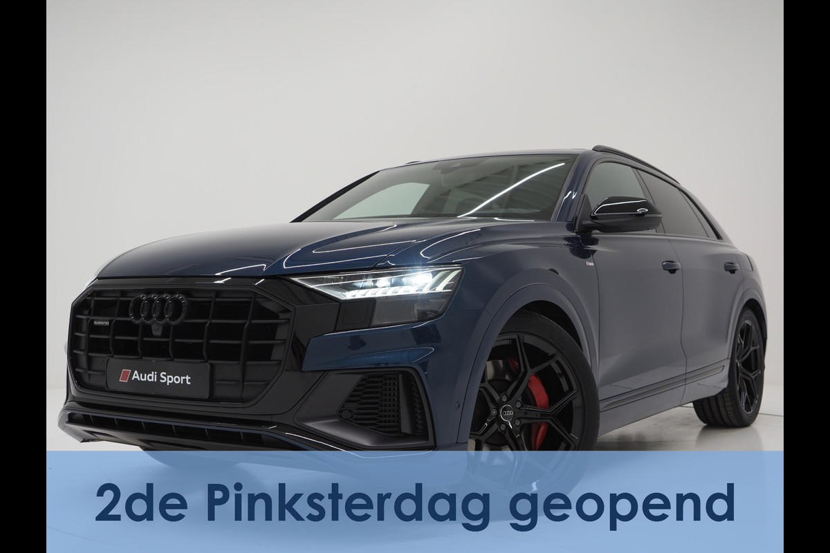 Audi Q8 60 TFSIe quattro Competition | Panoramadak | Luchtvering | 360 | Keyless | Trekhaak Audi Q8 60 TFSIe quattro Competition | Panoramadak | Luchtvering | 360 | Keyless | Trekhaak