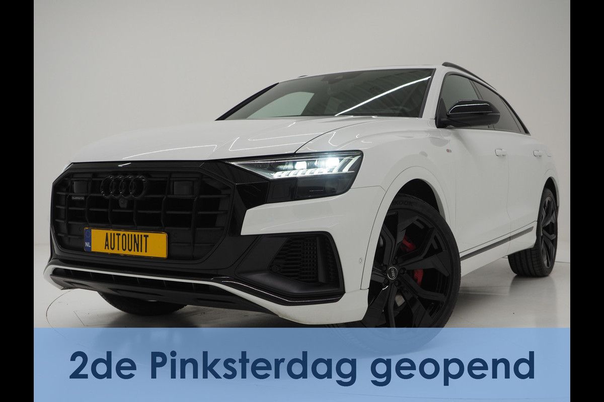 Audi Q8 60 TFSI e quattro Competition BlackOptic 462PK | RS Stoelen | 23" | Panoramadak | Luchtvering | B&O | 360 | Trekhaak Audi Q8 60 TFSI e quattro Competition BlackOptic 462PK | RS Stoelen | 23" | Panoramadak | Luchtvering | B&O | 360 | Trekhaak