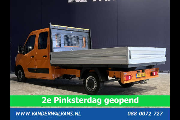 Renault Master 2.3 dCi 135 pk RIJKLAAR Pick up Open laadbak Dubbele cabine Euro6 Airco | 7-Zits | 2500kg Trekhaak Bluetooth-telefoonvoorbereiding