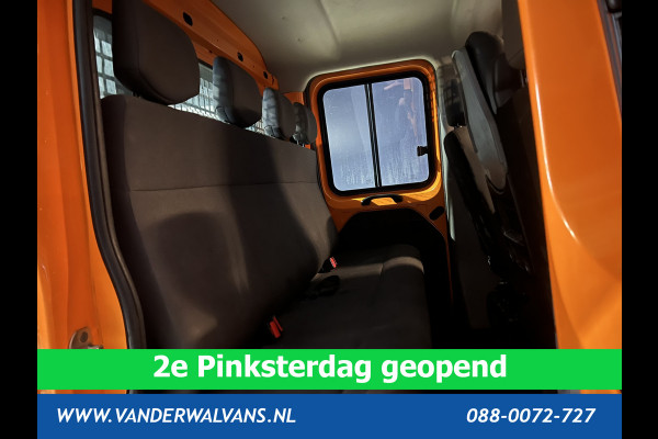 Renault Master 2.3 dCi 135 pk RIJKLAAR Pick up Open laadbak Dubbele cabine Euro6 Airco | 7-Zits | 2500kg Trekhaak Bluetooth-telefoonvoorbereiding
