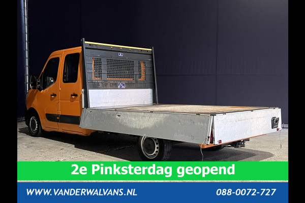 Renault Master 2.3 dCi 135 pk RIJKLAAR Pick up Open laadbak Dubbele cabine Euro6 Airco | 7-Zits | 2500kg Trekhaak Bluetooth-telefoonvoorbereiding