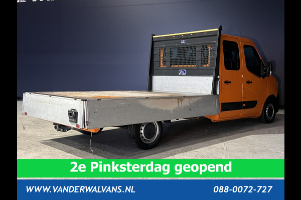 Renault Master 2.3 dCi 135 pk RIJKLAAR Pick up Open laadbak Dubbele cabine Euro6 Airco | 7-Zits | 2500kg Trekhaak Bluetooth-telefoonvoorbereiding