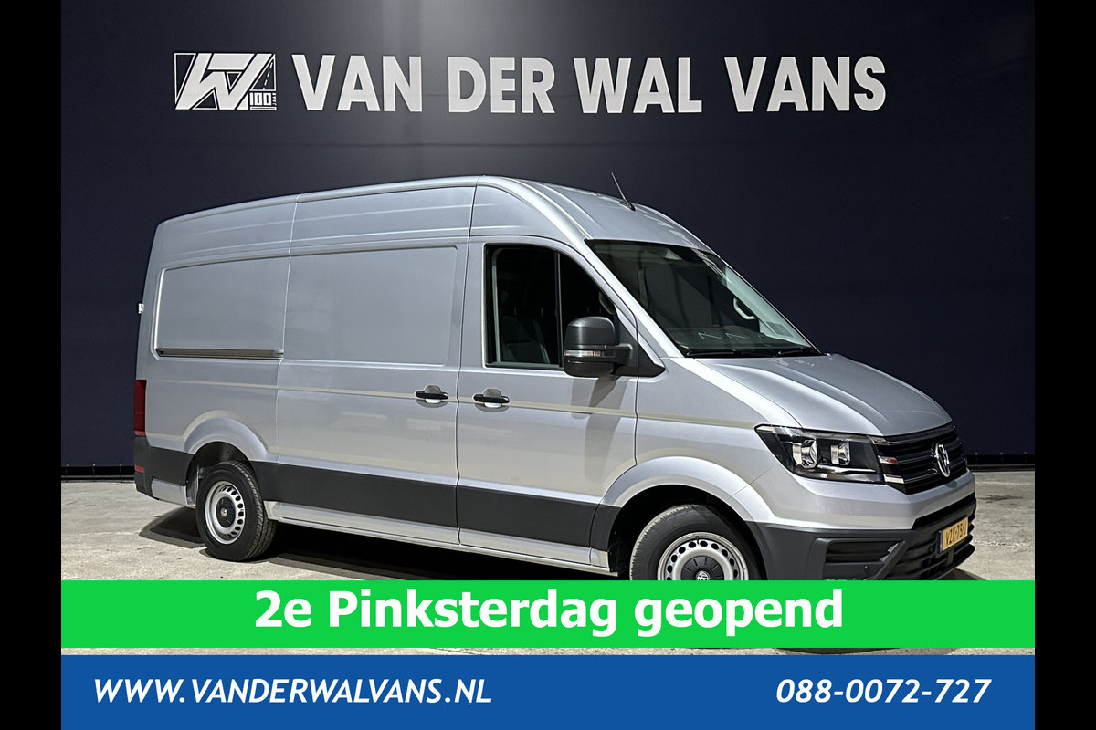 Volkswagen Crafter 2.0 TDI 140 pk L3H3 L2H2 Euro6 # Airco | 3000kg Trekvermogen | Cruisecontrol | Parkeersensoren Bijrijdersbank, verwarmde voorruit, multimedia voorbereiding, zilver Volkswagen Crafter 2.0 TDI 140 pk L3H3 L2H2 Euro6 # Airco | 3000kg Trekvermogen | Cruisecontrol | Parkeersensoren Bijrijdersbank, verwarmde voorruit, multimedia voorbereiding, zilver