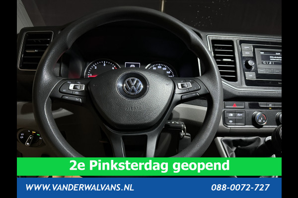 Volkswagen Crafter 2.0 TDI 140 pk L3H3 L2H2 Euro6 # Airco | 3000kg Trekvermogen | Cruisecontrol | Parkeersensoren Bijrijdersbank, verwarmde voorruit, multimedia voorbereiding, zilver