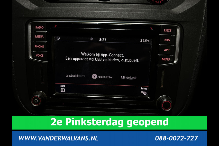 Volkswagen Caddy 2.0 TDI 102pk L2H1 Euro6 # Airco | Navigatie | Apple Carplay | 1500kg Trekhaak | Cruisecontrol Android Auto, Zijdeur