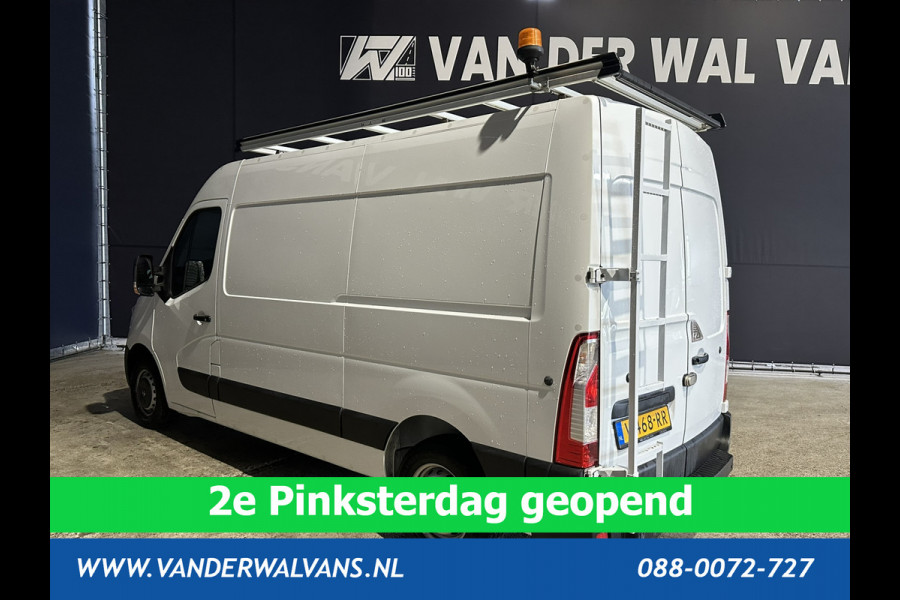Opel Movano 2.3 CDTI 146pk L2H2 Euro6 Airco | Imperiaal | Trap | Camera | Navigatie | 2500kg Trekhaak Cruisecontrol, Parkeersensoren, Bijrijdersbank