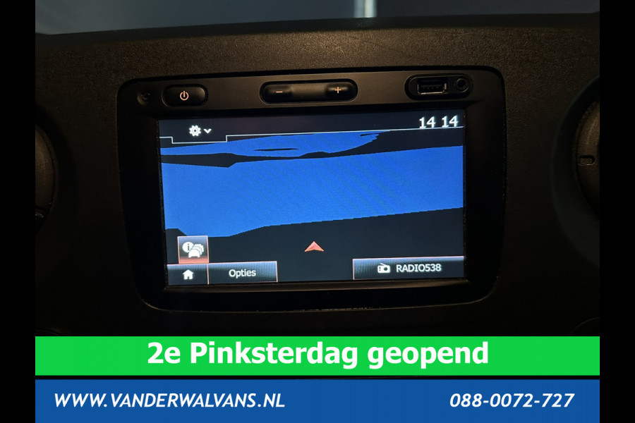 Opel Movano 2.3 CDTI 146pk L2H2 Euro6 Airco | Imperiaal | Trap | Camera | Navigatie | 2500kg Trekhaak Cruisecontrol, Parkeersensoren, Bijrijdersbank