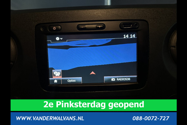 Opel Movano 2.3 CDTI 146pk L2H2 Euro6 Airco | Imperiaal | Trap | Camera | Navigatie | 2500kg Trekhaak Cruisecontrol, Parkeersensoren, Bijrijdersbank
