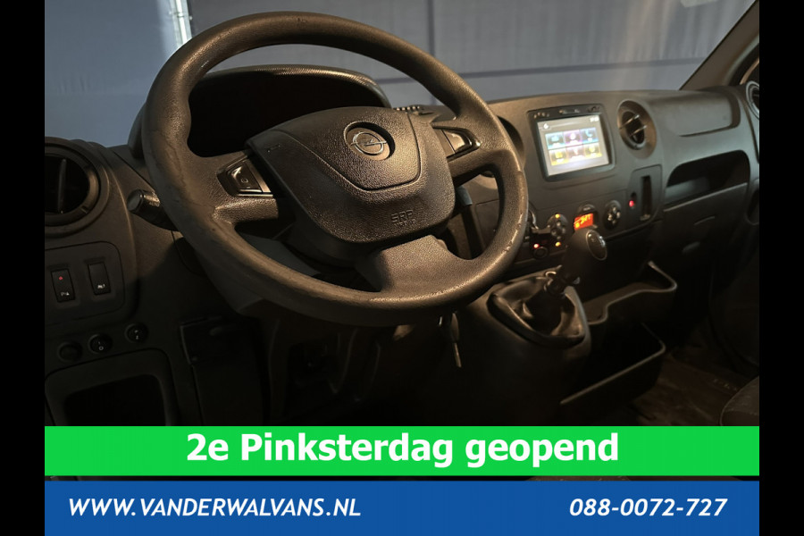 Opel Movano 2.3 CDTI 146pk L2H2 Euro6 Airco | Imperiaal | Trap | Camera | Navigatie | 2500kg Trekhaak Cruisecontrol, Parkeersensoren, Bijrijdersbank