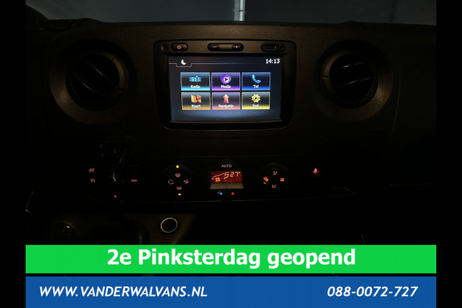 Opel Movano 2.3 CDTI 146pk L2H2 Euro6 Airco | Imperiaal | Trap | Camera | Navigatie | 2500kg Trekhaak Cruisecontrol, Parkeersensoren, Bijrijdersbank
