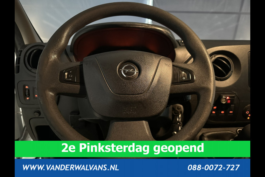Opel Movano 2.3 CDTI 146pk L2H2 Euro6 Airco | Imperiaal | Trap | Camera | Navigatie | 2500kg Trekhaak Cruisecontrol, Parkeersensoren, Bijrijdersbank