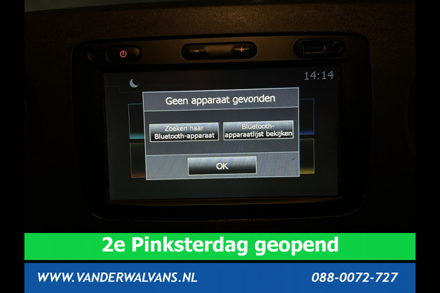 Opel Movano 2.3 CDTI 146pk L2H2 Euro6 Airco | Imperiaal | Trap | Camera | Navigatie | 2500kg Trekhaak Cruisecontrol, Parkeersensoren, Bijrijdersbank