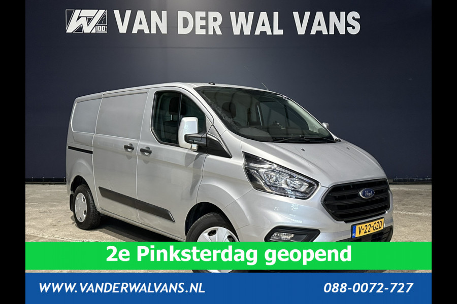 Ford Transit Custom 2.0 TDCI L1H1 Euro6 Airco | Navigatie | Cruisecontrol | Parkeersensoren | LED | Stoelverwarming Achterklep, Android Auto, 2500kg trekvermogen