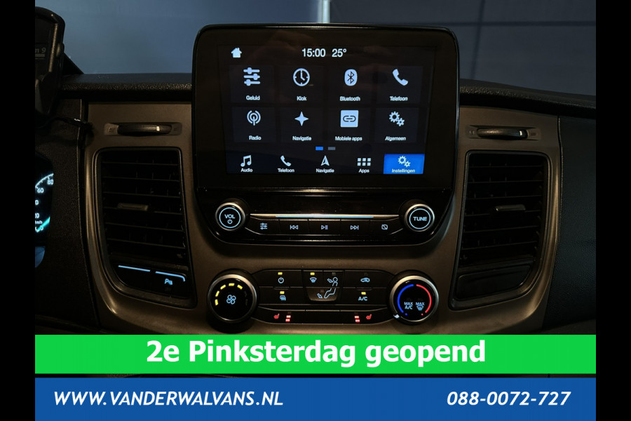 Ford Transit Custom 2.0 TDCI L1H1 Euro6 Airco | Navigatie | Cruisecontrol | Parkeersensoren | LED | Stoelverwarming Achterklep, Android Auto, 2500kg trekvermogen