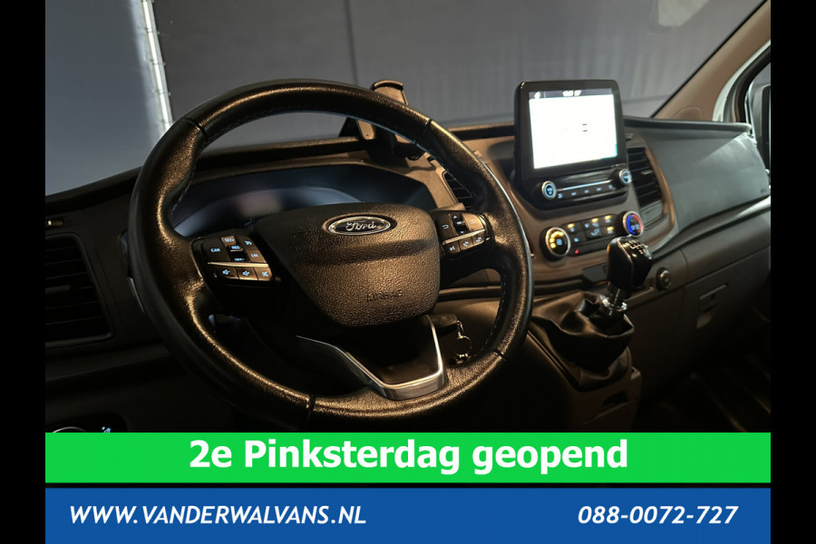 Ford Transit Custom 2.0 TDCI L1H1 Euro6 Airco | Navigatie | Cruisecontrol | Parkeersensoren | LED | Stoelverwarming Achterklep, Android Auto, 2500kg trekvermogen