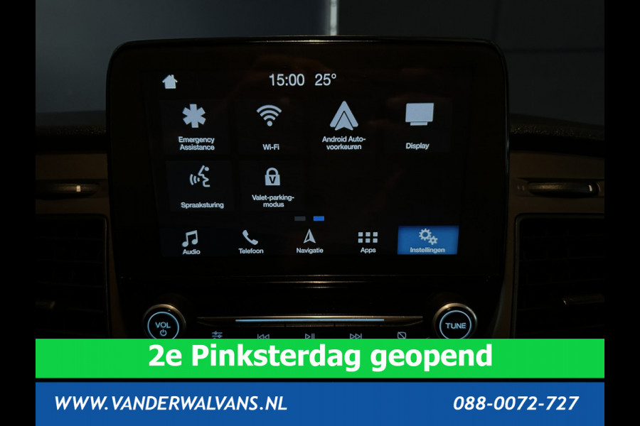 Ford Transit Custom 2.0 TDCI L1H1 Euro6 Airco | Navigatie | Cruisecontrol | Parkeersensoren | LED | Stoelverwarming Achterklep, Android Auto, 2500kg trekvermogen
