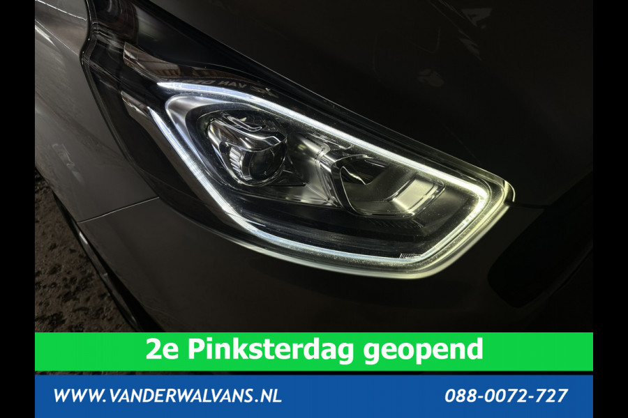 Ford Transit Custom 2.0 TDCI L1H1 Euro6 Airco | Navigatie | Cruisecontrol | Parkeersensoren | LED | Stoelverwarming Achterklep, Android Auto, 2500kg trekvermogen