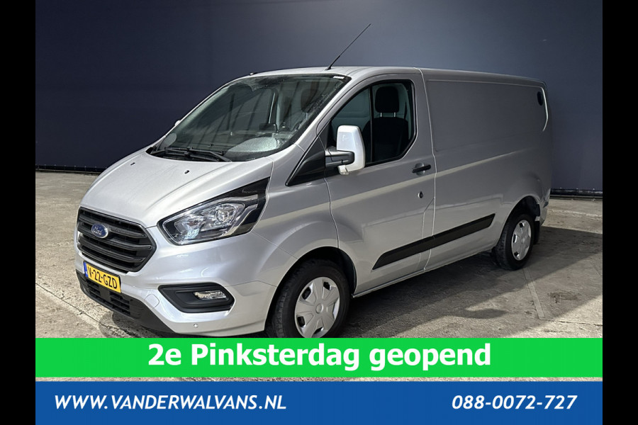 Ford Transit Custom 2.0 TDCI L1H1 Euro6 Airco | Navigatie | Cruisecontrol | Parkeersensoren | LED | Stoelverwarming Achterklep, Android Auto, 2500kg trekvermogen