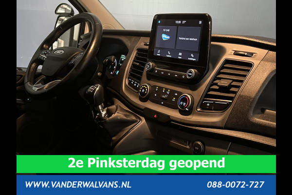 Ford Transit Custom 2.0 TDCI L1H1 inrichting Euro6 Airco | Camera | LED | 2500kg Trekhaak | Omvormer, Cruisecontrol, Parkeersensoren, Android auto, bijrijdersbank, verwarmde voorruit