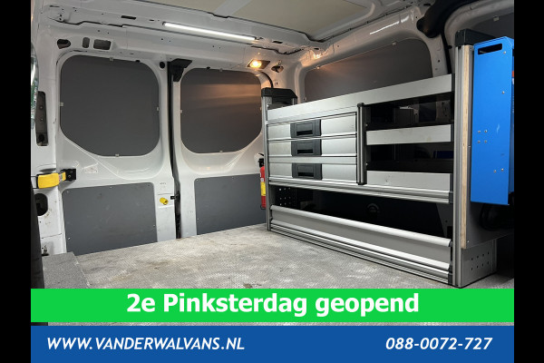 Ford Transit Custom 2.0 TDCI L1H1 inrichting Euro6 Airco | Camera | LED | 2500kg Trekhaak | Omvormer, Cruisecontrol, Parkeersensoren, Android auto, bijrijdersbank, verwarmde voorruit