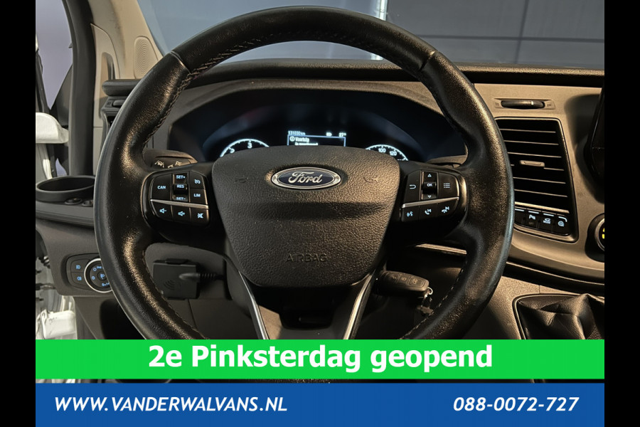 Ford Transit Custom 2.0 TDCI L1H1 inrichting Euro6 Airco | Camera | LED | 2500kg Trekhaak | Omvormer, Cruisecontrol, Parkeersensoren, Android auto, bijrijdersbank, verwarmde voorruit