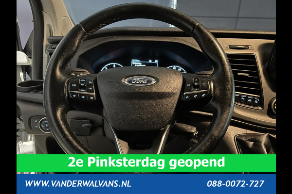 Ford Transit Custom 2.0 TDCI L1H1 inrichting Euro6 Airco | Camera | LED | 2500kg Trekhaak | Omvormer, Cruisecontrol, Parkeersensoren, Android auto, bijrijdersbank, verwarmde voorruit