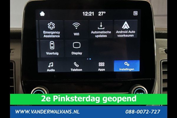 Ford Transit Custom 2.0 TDCI L1H1 inrichting Euro6 Airco | Camera | LED | 2500kg Trekhaak | Omvormer, Cruisecontrol, Parkeersensoren, Android auto, bijrijdersbank, verwarmde voorruit
