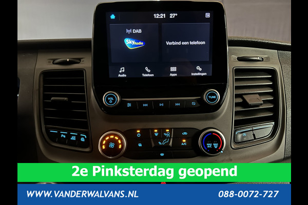 Ford Transit Custom 2.0 TDCI L1H1 inrichting Euro6 Airco | Camera | LED | 2500kg Trekhaak | Omvormer, Cruisecontrol, Parkeersensoren, Android auto, bijrijdersbank, verwarmde voorruit