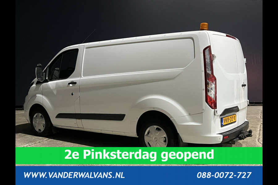 Ford Transit Custom 2.0 TDCI L1H1 inrichting Euro6 Airco | Camera | LED | 2500kg Trekhaak | Omvormer, Cruisecontrol, Parkeersensoren, Android auto, bijrijdersbank, verwarmde voorruit