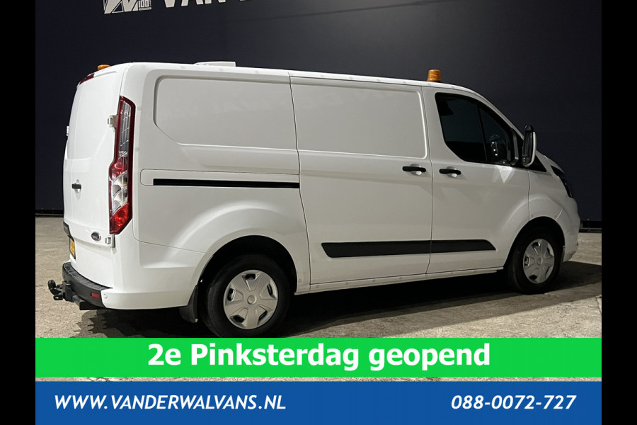 Ford Transit Custom 2.0 TDCI L1H1 inrichting Euro6 Airco | Camera | LED | 2500kg Trekhaak | Omvormer, Cruisecontrol, Parkeersensoren, Android auto, bijrijdersbank, verwarmde voorruit